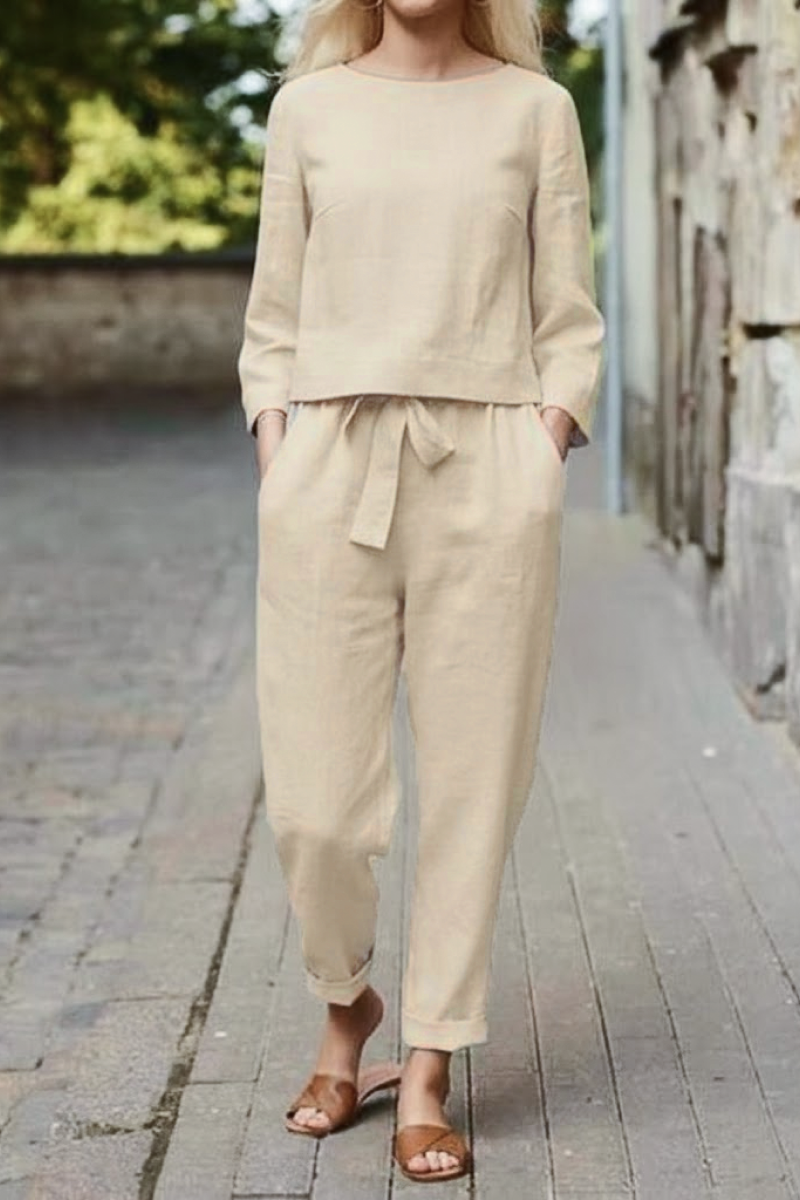 Cotton-Linen Monochrome Capsule