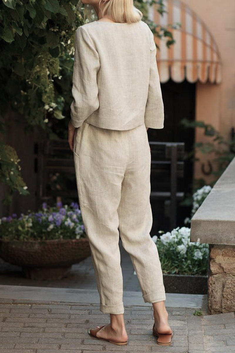 Cotton-Linen Monochrome Capsule