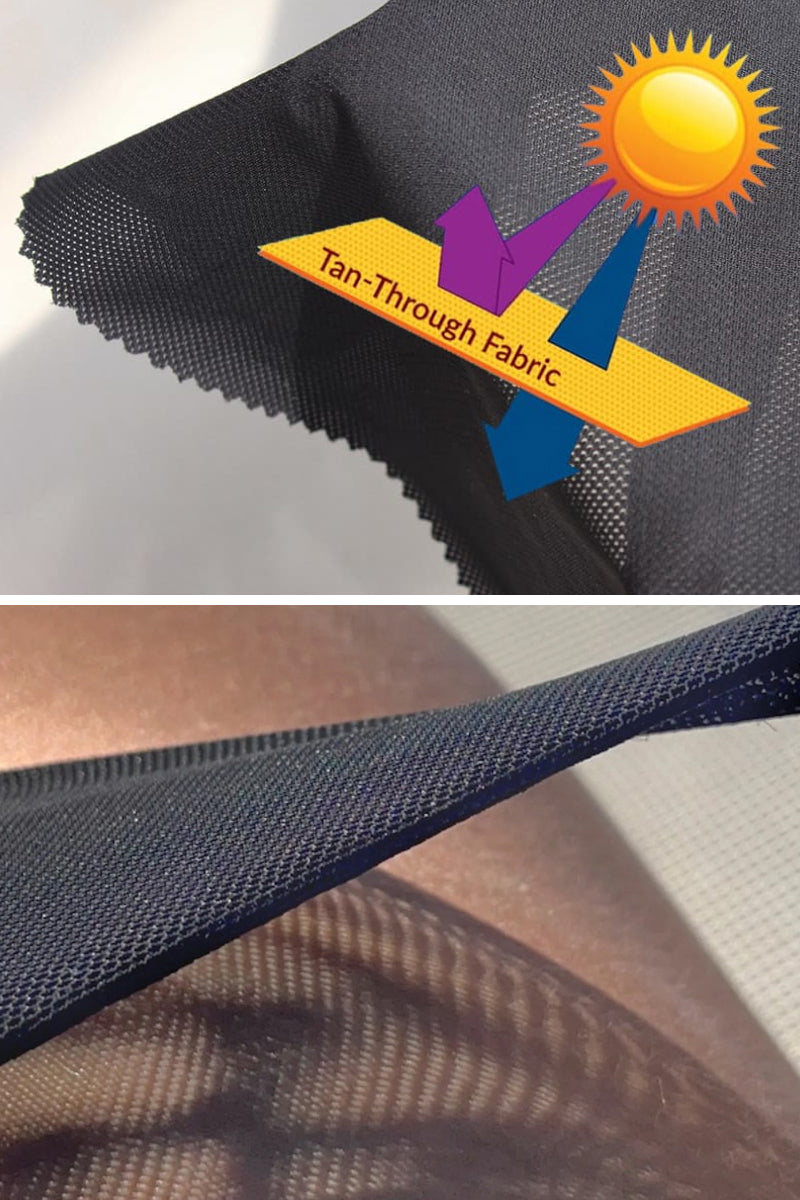 Mesh Anti-Tan Line One Piece Swimsuit