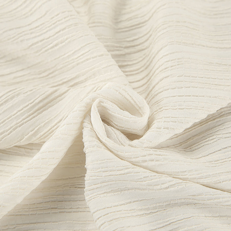 Casual Lace-Up Top and High-Waisted Wide-Leg Pants Set