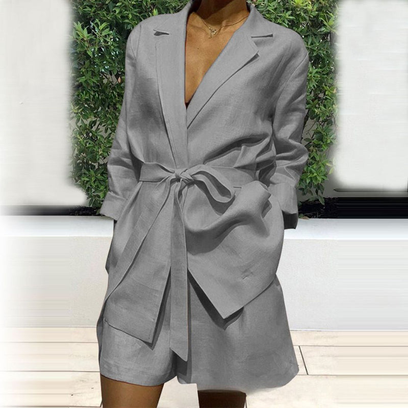 Chanel-Inspired Casual Two-Piece Pants Set