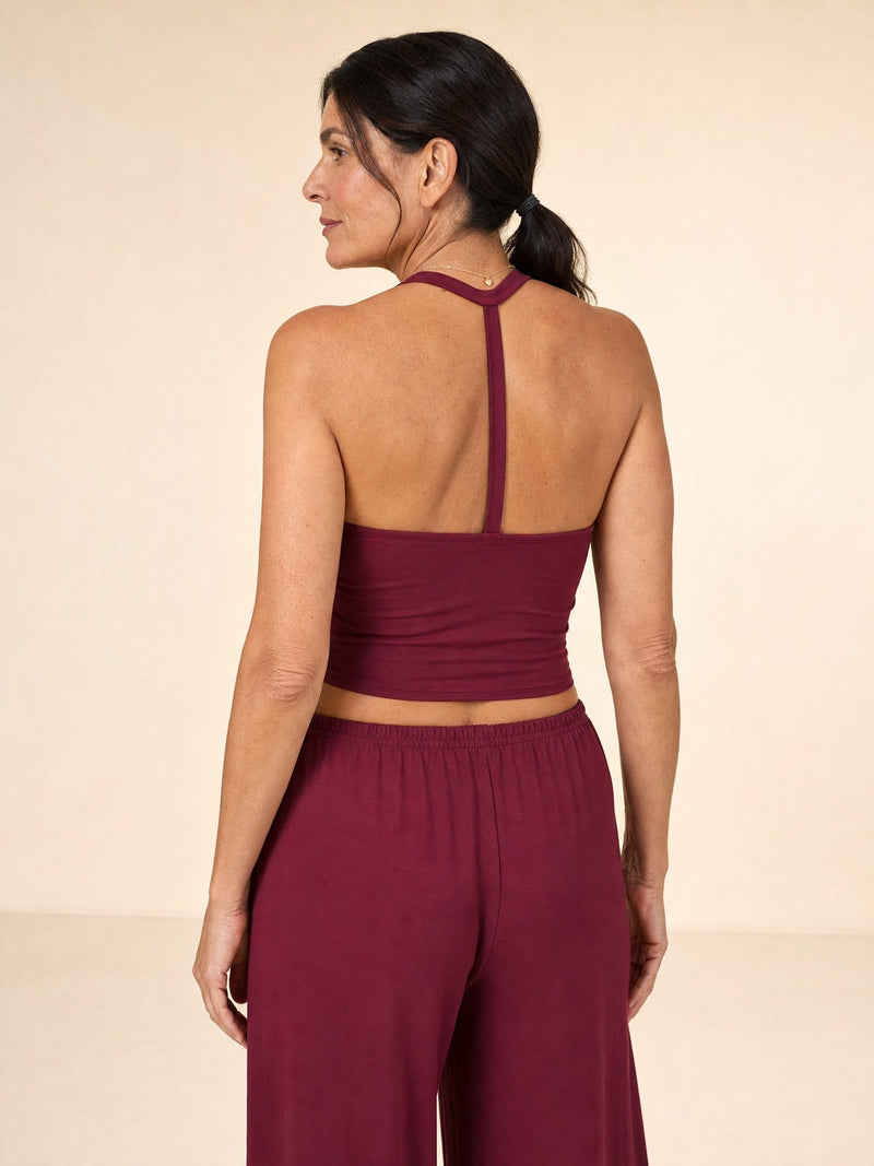 Halter Palazzo Co-Ord Athleisure Set