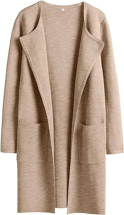 Comfortable Casual Lapel Woolen Jacket for Women