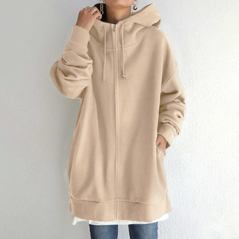 Personalized Zip-Up Hooded Fleece Sweatshirt