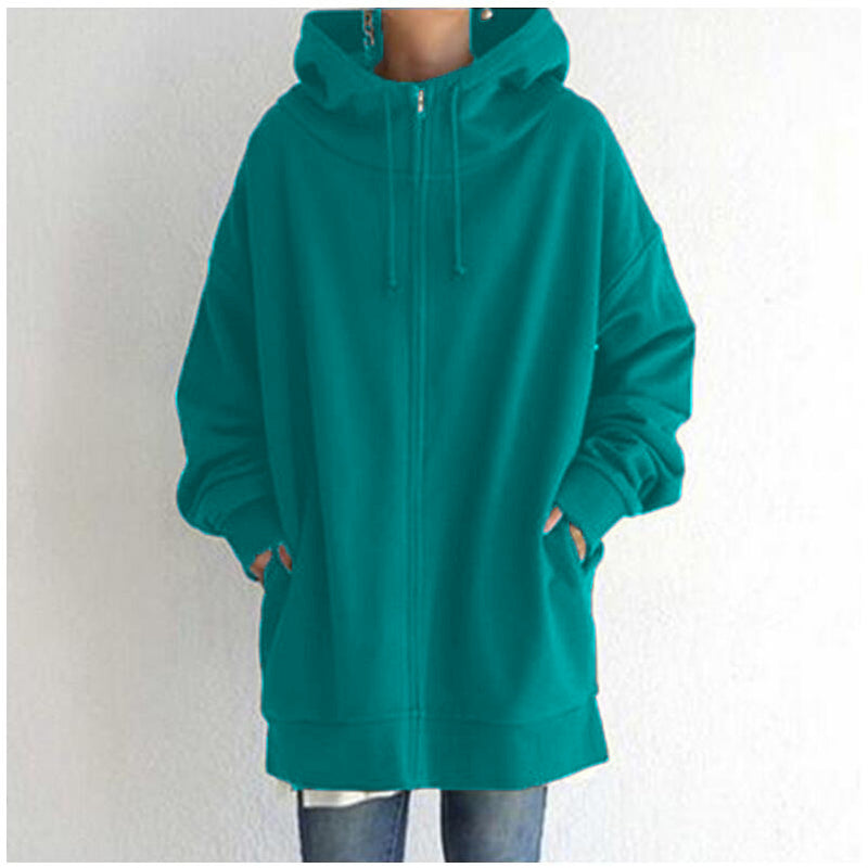 Personalized Zip-Up Hooded Fleece Sweatshirt