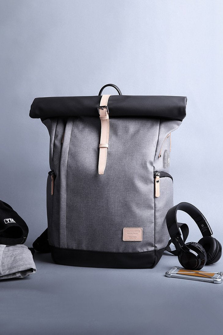 Rolldown Buckle Laptop Backpack