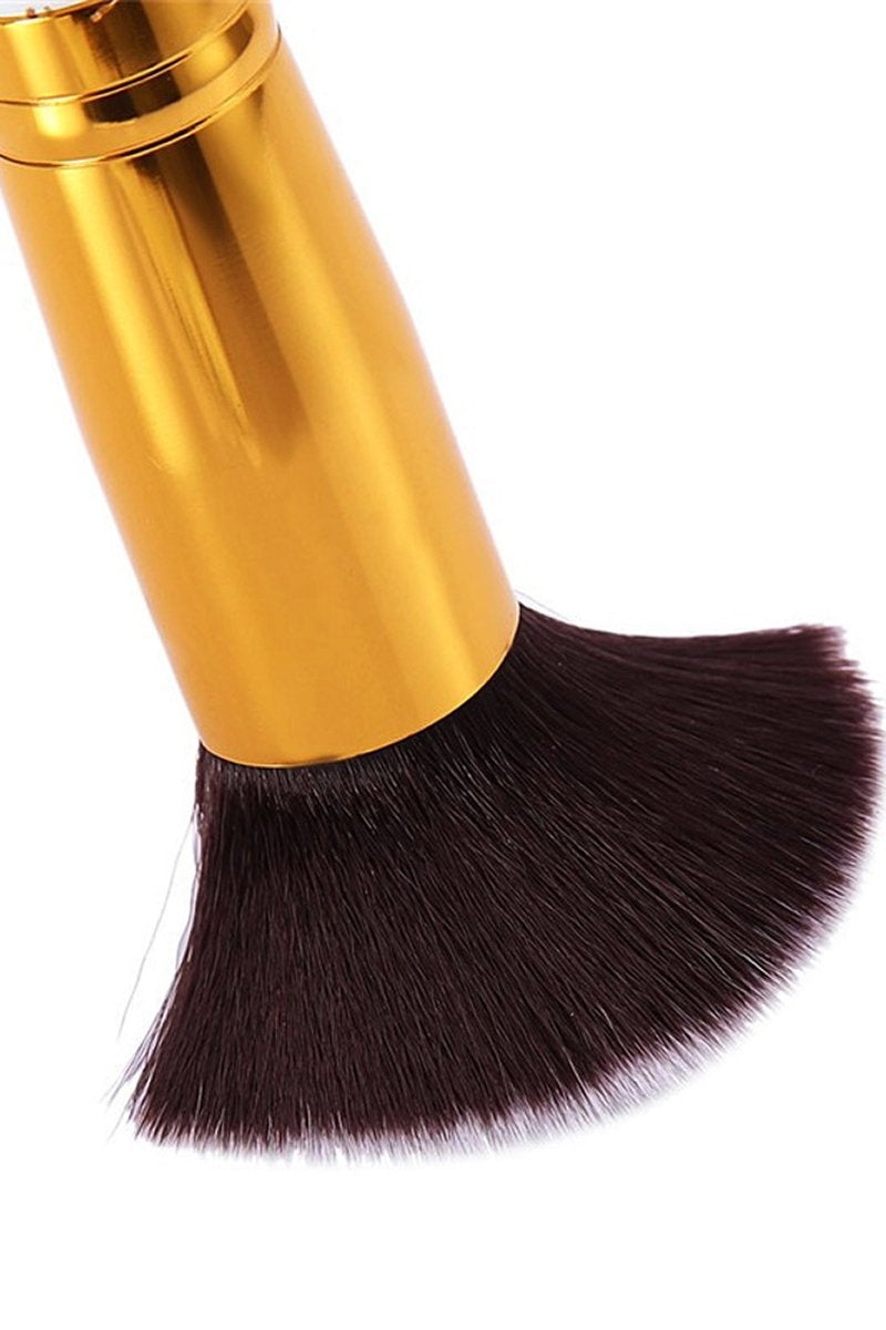 10 Piece Kabuki Make up Brush Set