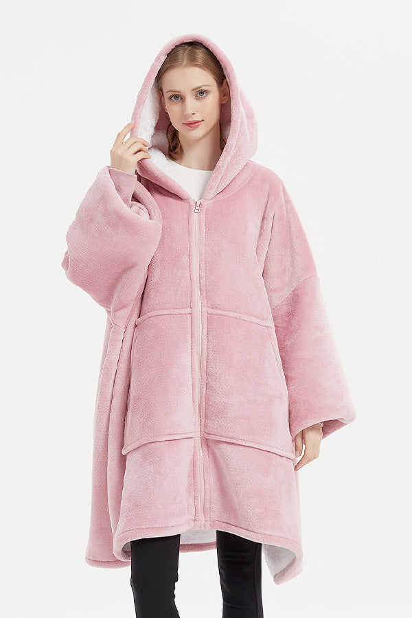 Oversized Ultra Soft Hooded Blanket