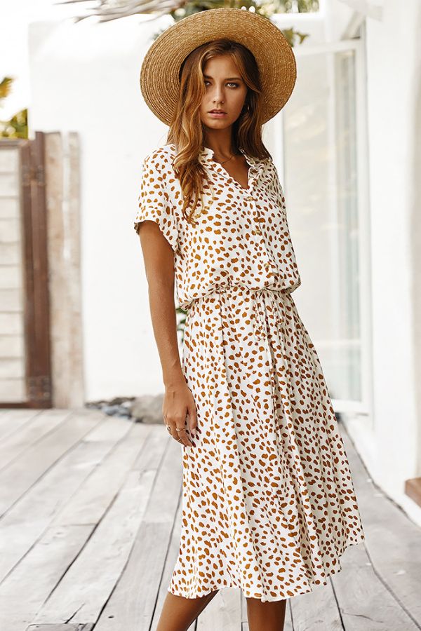 Casual Flowy Bohemian Dress Skirt