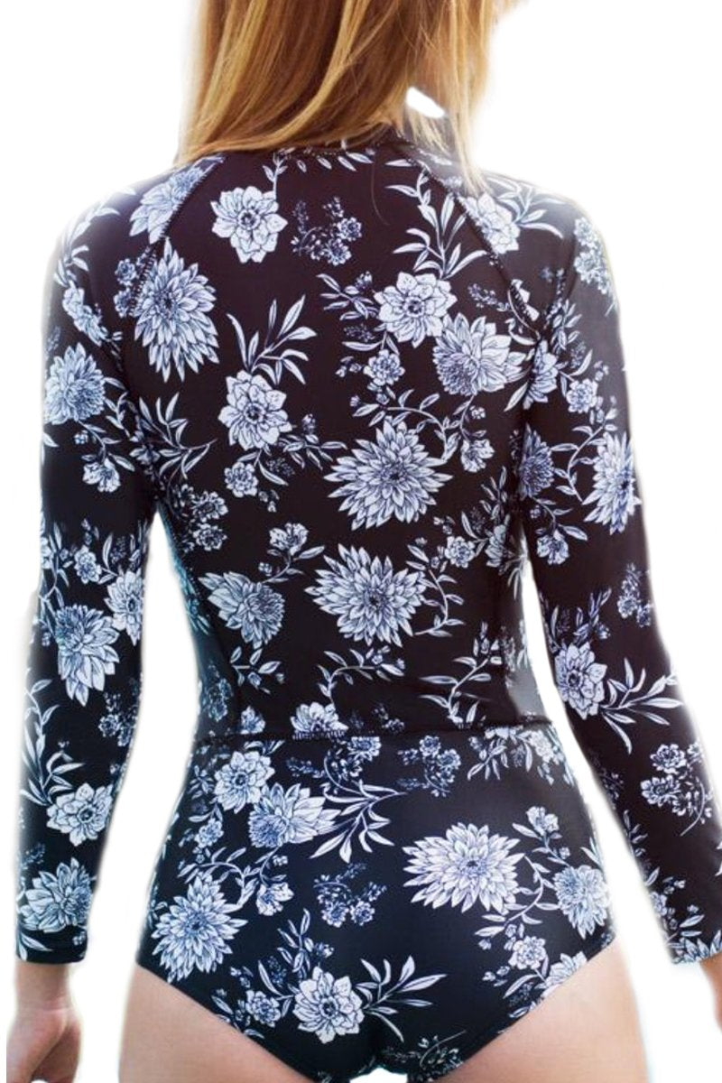 Surf Floral One Piece Swimsuit